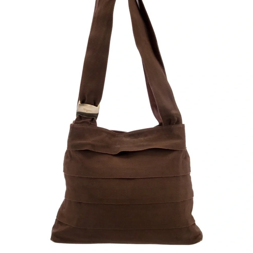 Ferragamo Brown Shoulder Bag - Picture 5 of 13